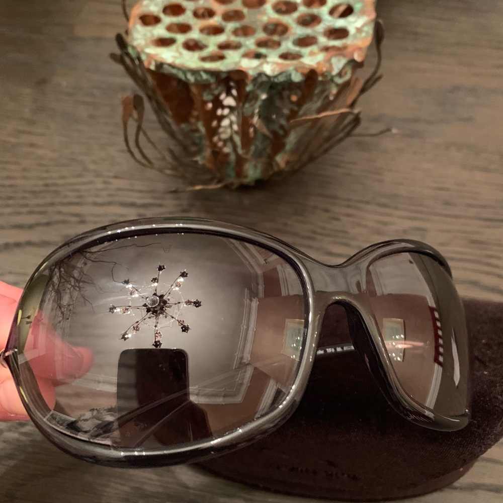 Tom Ford Jennifer Sunglasses in Blue Frame